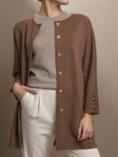 Stenstrøms - BILLIE KNIT CARDIGAN BROWN