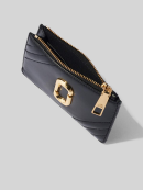 Marc Jacobs - THE GLAM SHOT TOP ZIP MULTI WALLET BLACK