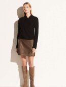 Vince - BOILED CASHMERE DRAPED NECK PULLOVER