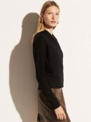 BOILED CASHMERE DRAPED NECK PULLOVER