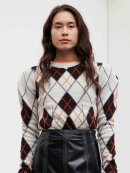 Ganni - ARGYLE PULLOVER