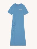 Ganni - MAXI T-SHIRT KJOLE BLÅ