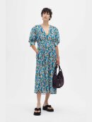 Ganni - GEORGETTE SMOCK MIDI DRESS