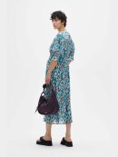 Ganni - GEORGETTE SMOCK MIDI DRESS