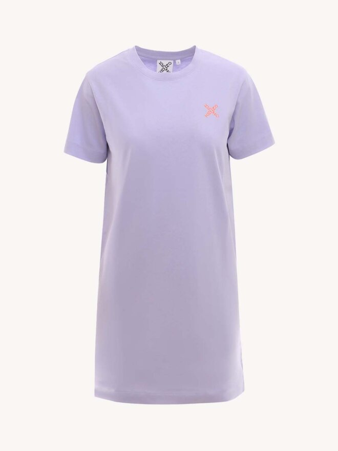 Kenzo - SPORT LITTLE X T-SHIRT KJOLE LAVENDEL