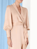 Zimmermann - SILK WRAP MIDI DRESS