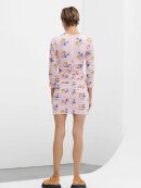 Ganni - PRINTED MESH DRESS