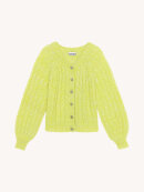 Ganni - Mohair cable cardigan