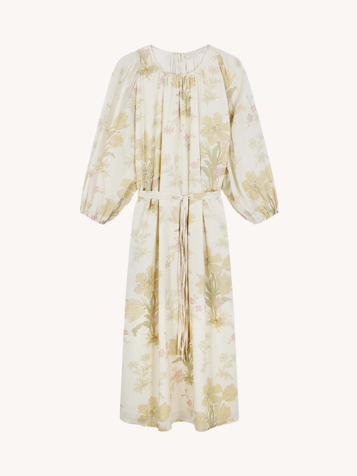 Vanessa bruno - Telekia kjole cream med mønster