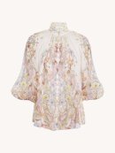 Zimmermann - JEANNIE BRACELET BILLOW BLOUSE