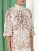 Zimmermann - JEANNIE BRACELET BILLOW BLOUSE