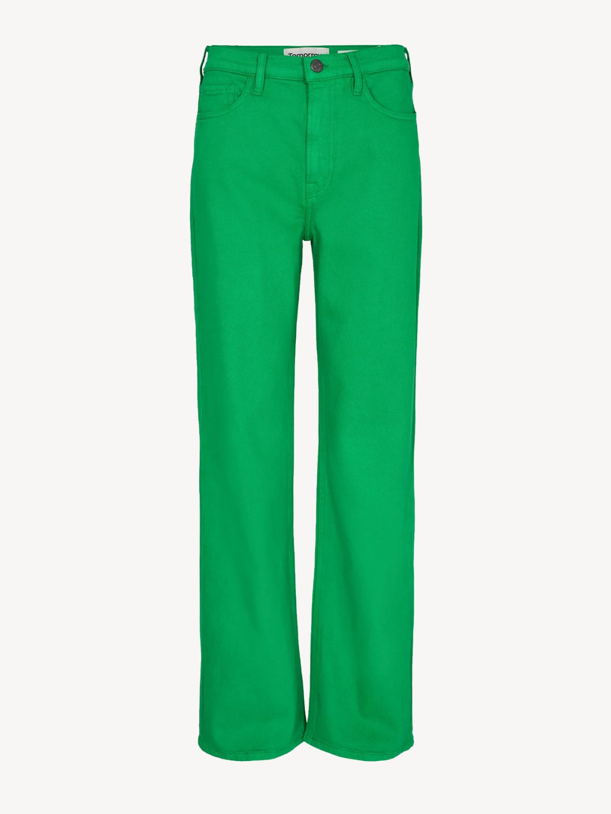 TOMORROW - BROWN STRAIGHT JEANS EARTH GREEN