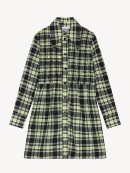 Ganni - checkered seersucker shirt kjole