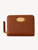 Mulberry - Plaque Small Zip Around Purse Oak