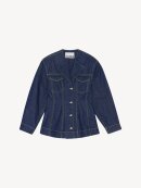 Ganni - RINSE DENIM FITTED BLAZER