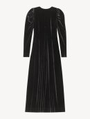 Ganni - LONG VELVET DRESS 