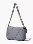 Marc Jacobs - PUFFY DIAMOND QUILTED J MARC SHOULDER BAG GREY