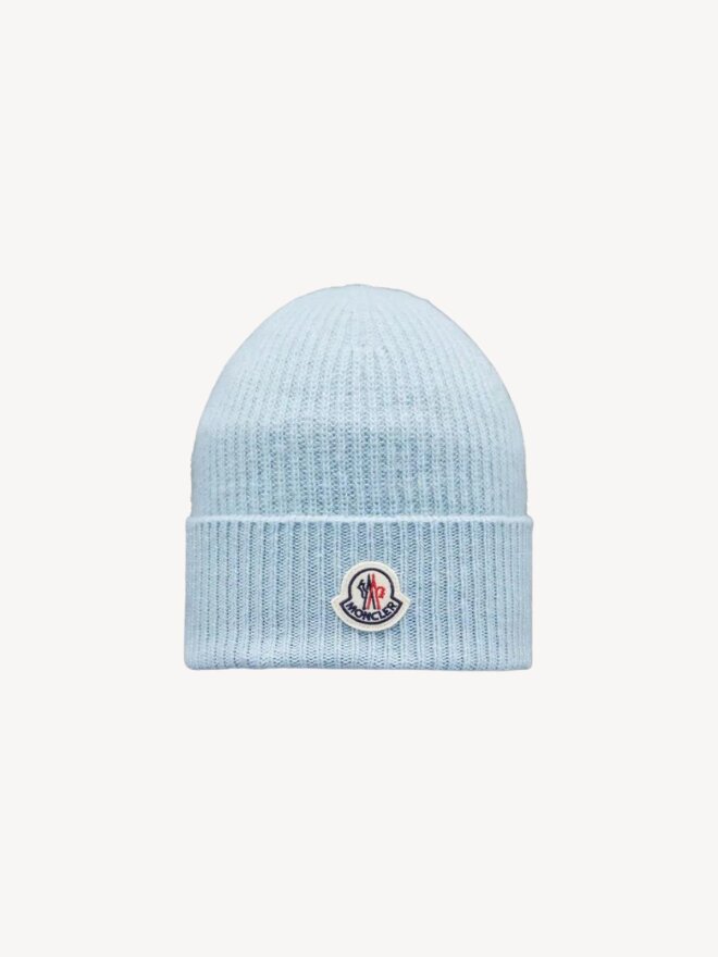 Moncler - Wool & Cashmere Beanie Blue