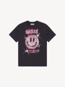 Ganni - SMILEY RELAXED T-SHIRT PHANTOM