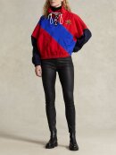 POLO RALPH LAUREN - Triple-Pony Lace-Up Pullover