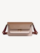 MARNI - Trunk Bag EW Brown Pink Red