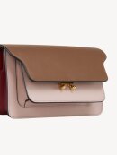 MARNI - Trunk Bag EW Brown Pink Red