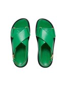 MARNI - Green Leather Fussbett