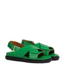 MARNI - Green Leather Fussbett