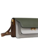 MARNI - Trunk Bag EW Green Grey Brown