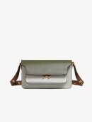 MARNI - Trunk Bag EW Green Grey Brown