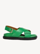 MARNI - Green Leather Fussbett