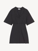 Ganni - Black Stripe Minikjole