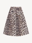 Ganni - Leopard Print Nederdel